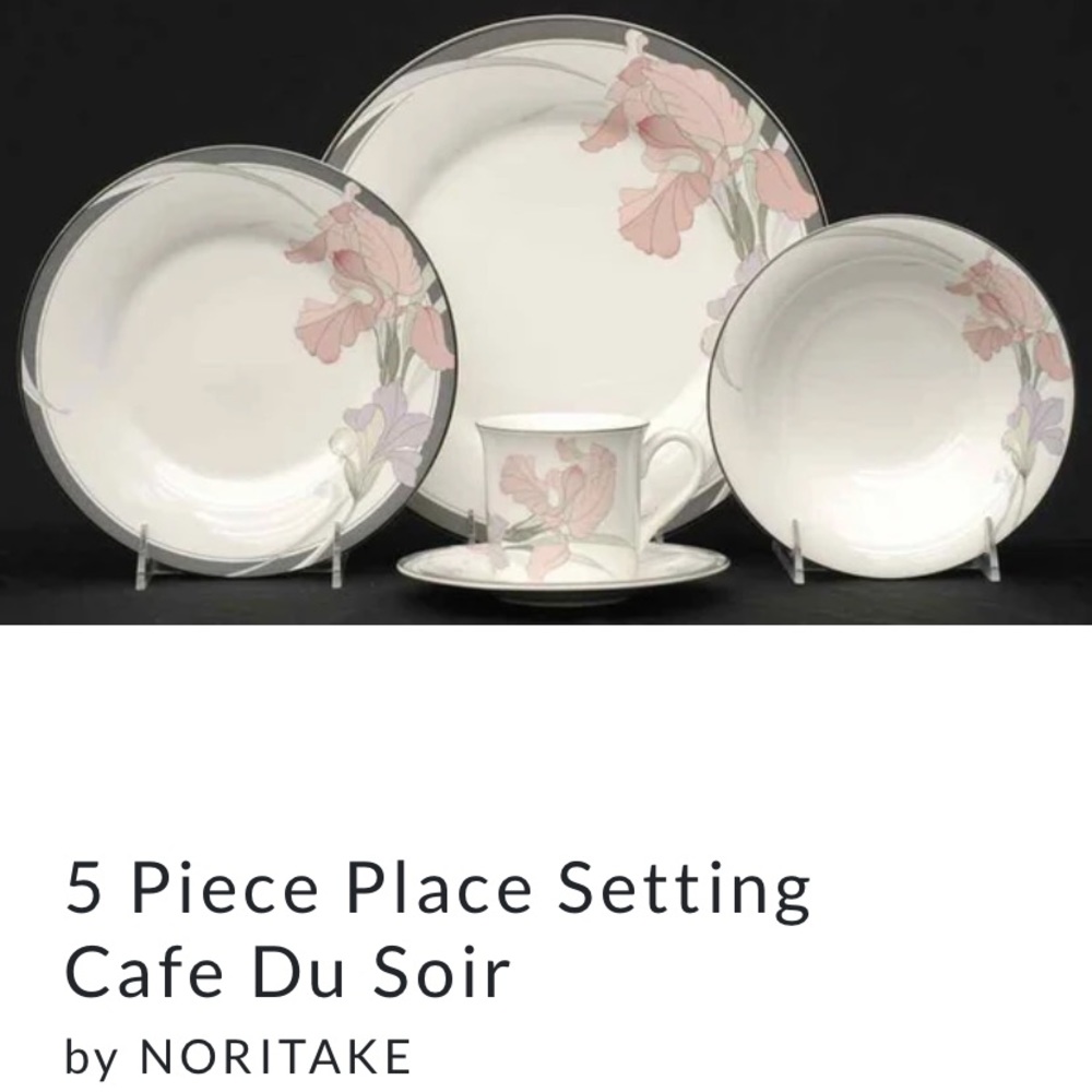 Noritake New Decade Cafe Soir China set